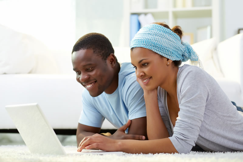 couple using digital services platform